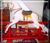 1885-Ayres-rocking horse needing restoration