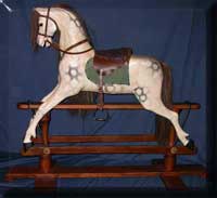 finished-G and J Lines rocking horse